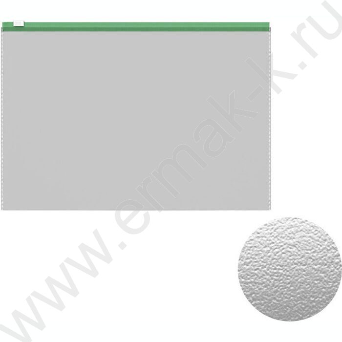 Папка-конверт на молнии B5 Zip Fizzy Clear прозрачный c цветной молнией /ассорти | Фото 2