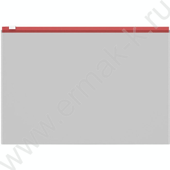 Папка-конверт на молнии B5 Zip Fizzy Clear прозрачный c цветной молнией /ассорти | Фото 4