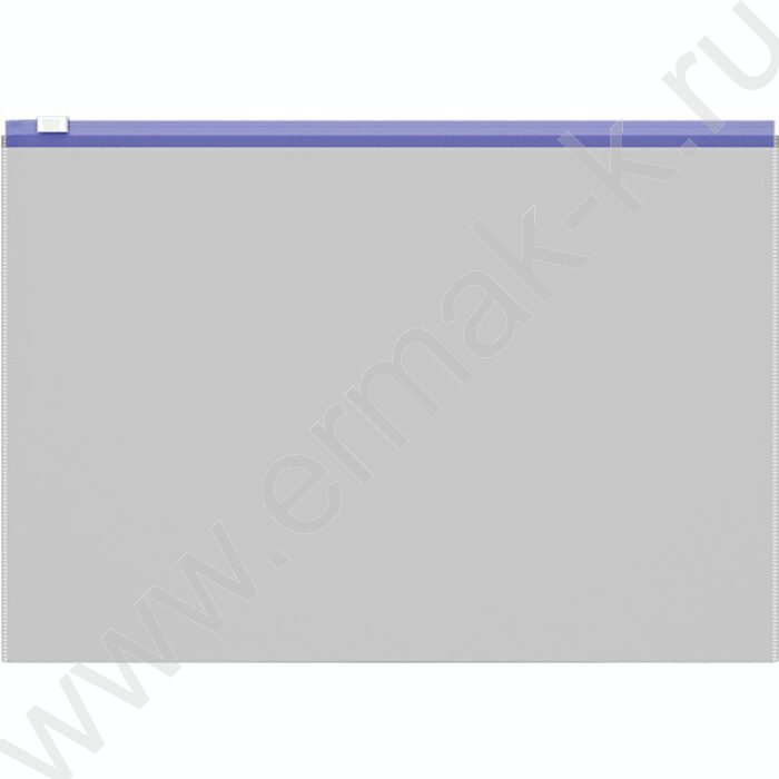 Папка-конверт на молнии B5 Zip Fizzy Clear прозрачный c цветной молнией /ассорти | Фото 5