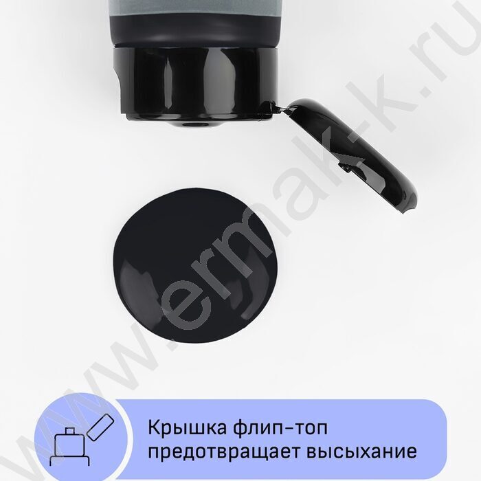 Краска акриловая 75мл "Студия", черная /пластик. туба | Фото 5