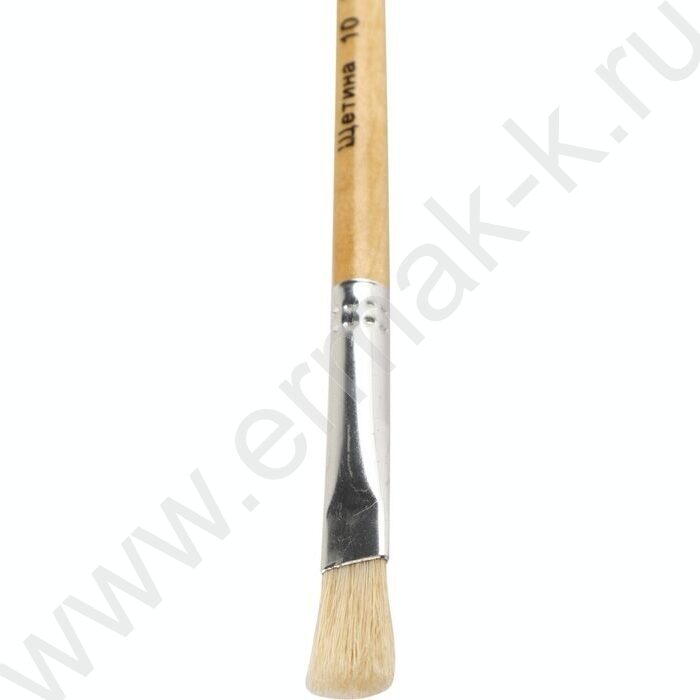 Кисть  щетина №10 плоская | Фото 2