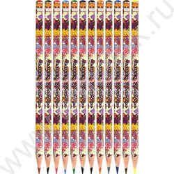 Карандаши  12цв WOOD FREE COCKTAIL KITTENS /трехгранные /европодвес | Фото 3