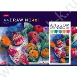 Альбом д/рисования 48л "Акварельная палитра" 5видов | Фото 1