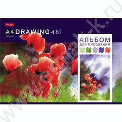 Альбом д/рисования 48л "Акварельная палитра" 5видов | Фото 4