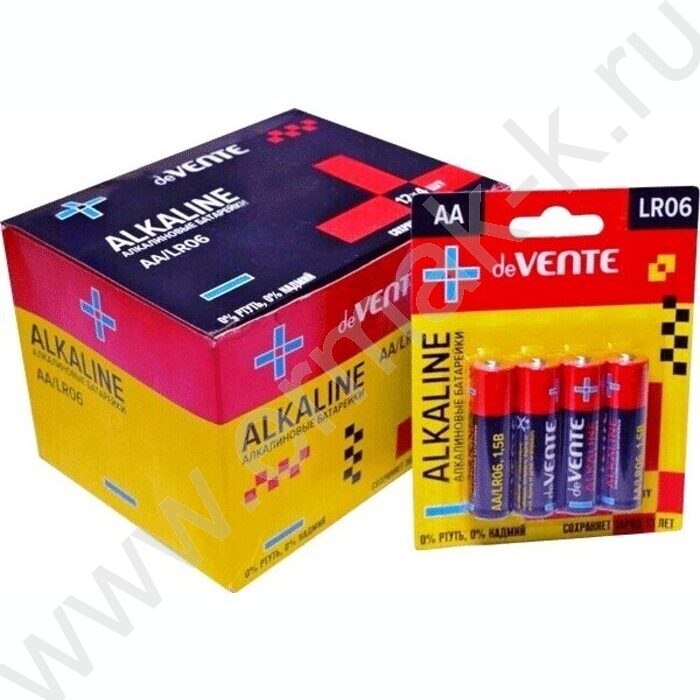Батарейка "Alkaline" алкалиновая, АА, LR06 /блистер 4шт/ | Фото 2