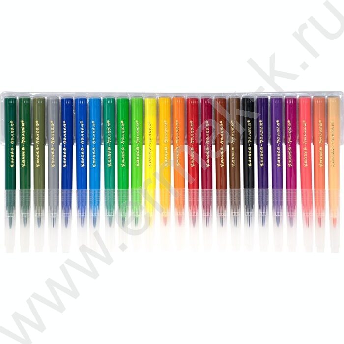 Фломастеры  24цв Каляка-Маляка /кисточки /к/кор | Фото 4