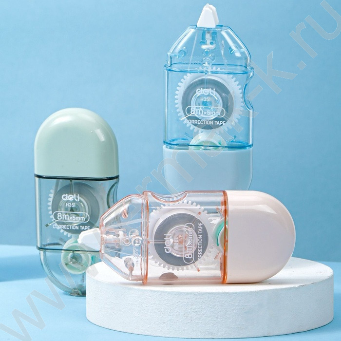 Корректирующая лента 5мм* 8м /корпус - ассорти, блистер, европодвес | Фото 2