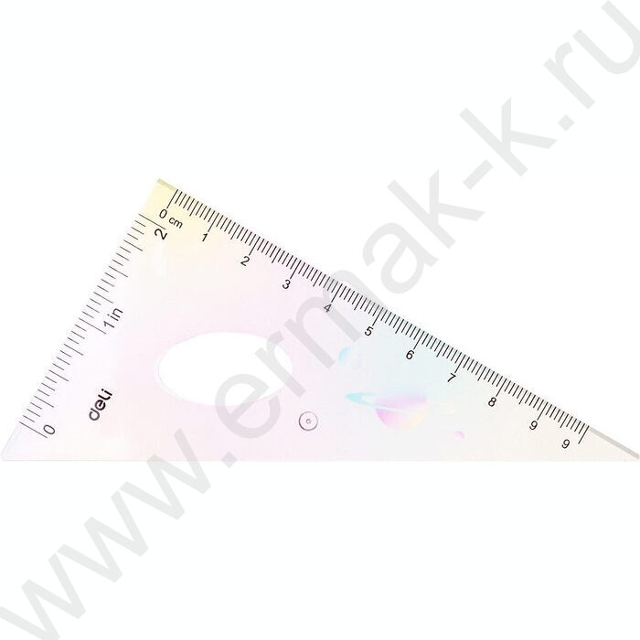 Геометрический набор 4предм пластиковый /лин.15см., треуг.2шт., трансп. /ассорти | Фото 8