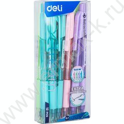 Ручка шар авт синяя 0,7мм X-tream /резин. манжета, корпус - ассорти | Фото 9