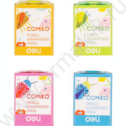 Точилка 1отв. пластик Comico, ассорти /туба | Фото 6