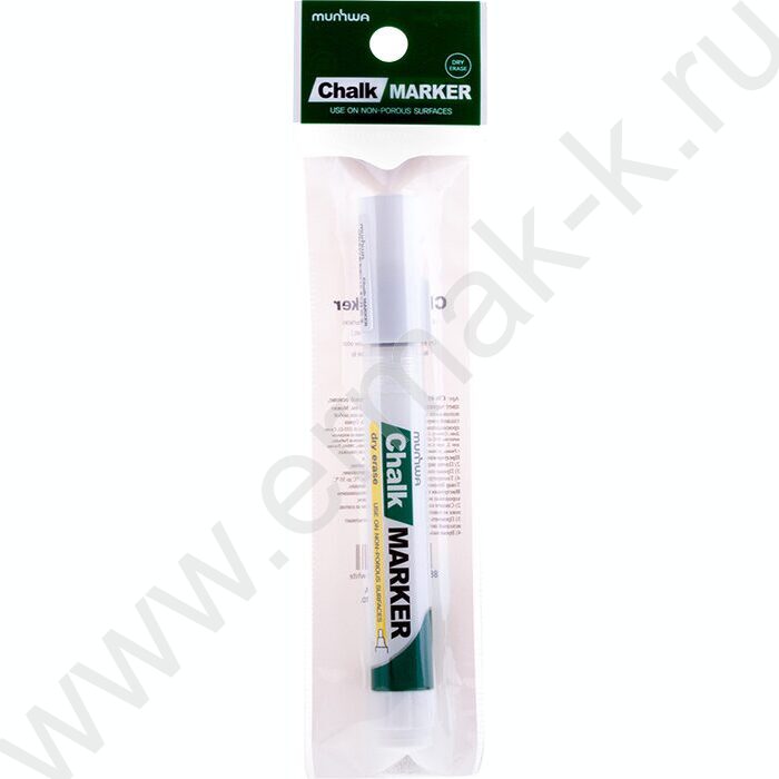 Маркер-жидкий мел /белый/ 3мм круг | Фото 3