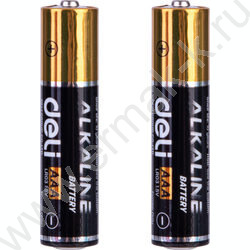 Батарейка "Deli" алкалиновая, ААА, LR03 /блистер 2шт/ | Фото 2