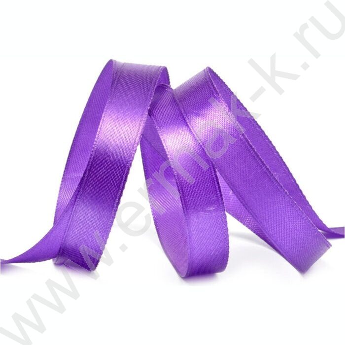Лента д/упаковки 12мм*22м "Атласная.Классика" фиолетовый | Фото 1
