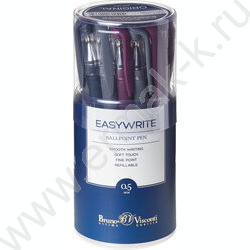 Ручка шар EasyWrite.Original синяя 0,5мм /антискольз.корпус/резин.держатель/3цв.корпуса | Фото 5