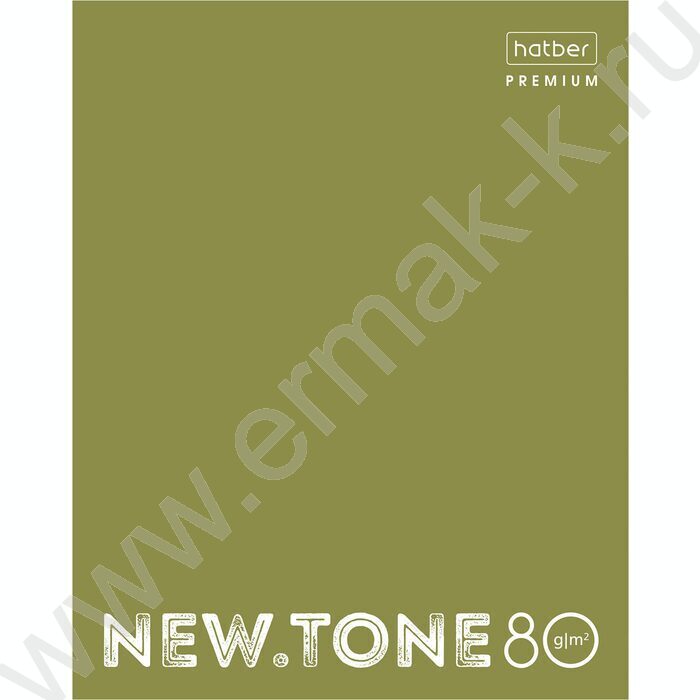 Тетрадь  80л клетка "NEWtone PASTEL Олива" /глянец/ | Фото 1
