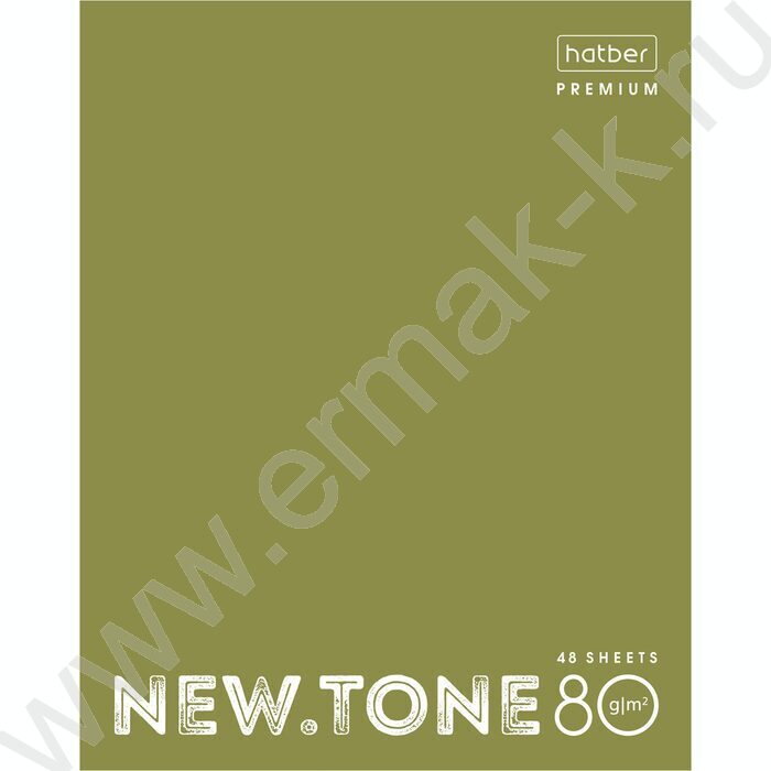 Тетрадь  48л клетка "NEWtone PASTEL Олива" /глянец/ | Фото 1