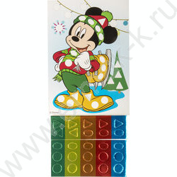 Набор д/творчества Новогодняя мозаика. Disney Микки Маус | Фото 3