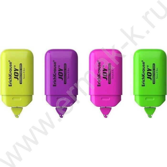 Корректирующая лента 5мм* 6м "JOY" /ассорти /блистер | Фото 1