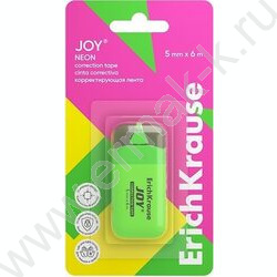 Корректирующая лента 5мм* 6м "JOY" /ассорти /блистер | Фото 4