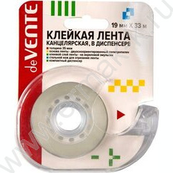 Скотч 19*33 прозр. 35мкм в диспенсере | Фото 1