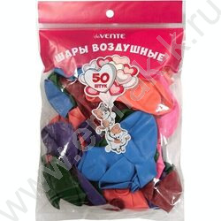 Шар воздушный Стандартные цвета ассорти 30см | Фото 1