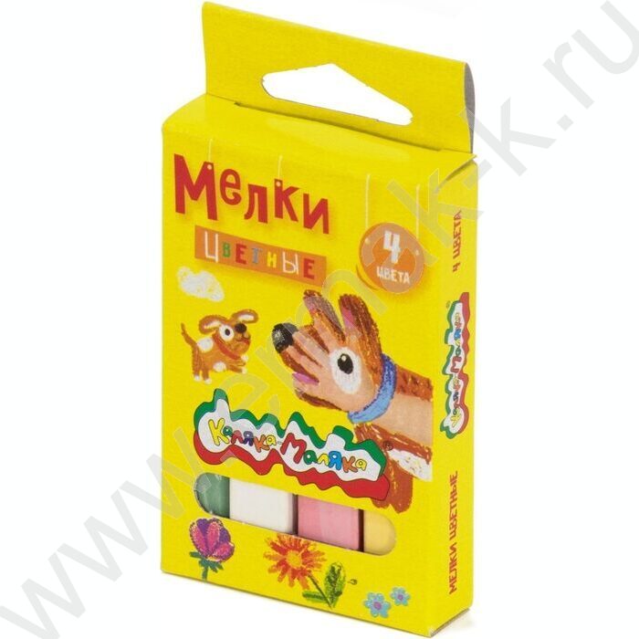 Мел цветной  4цв Каляка-Маляка | Фото 2