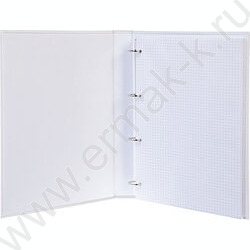 Тетрадь  80л А4 клетка/кольца /глянц.лам/  "NEWtone PASTEL Серый жемчуг" | Фото 2