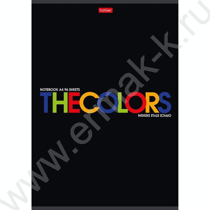 Тетрадь  96л А4 клетка "Thebook" тиснение CROCO ассорти | Фото 1