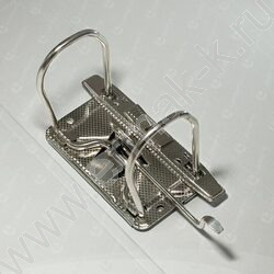 Файл 80мм PP собранный метал.окантовка бордовый с карманом | Фото 3