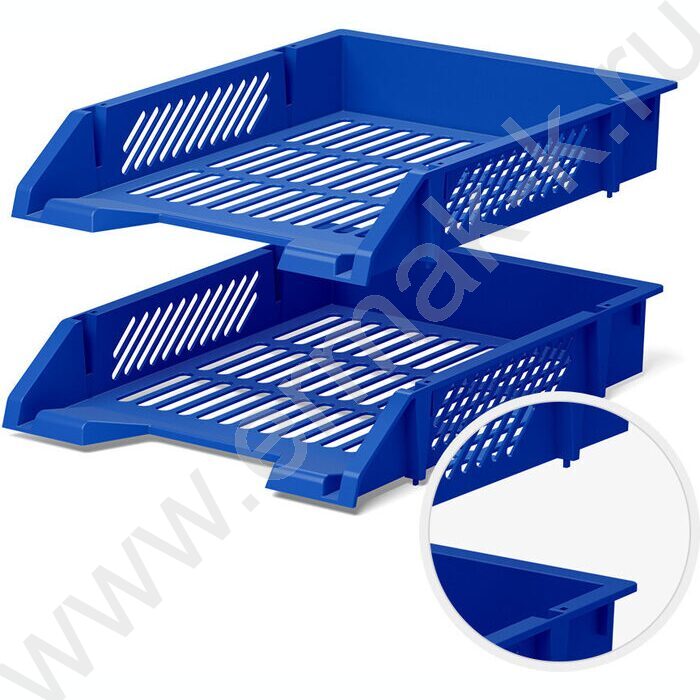 Лоток горизонтальный синий Classic | Фото 4