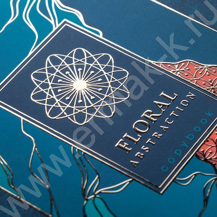 Блокнот  80л А5 спираль/мат.ламин. 3D фольга "Абстракция" | Фото 3