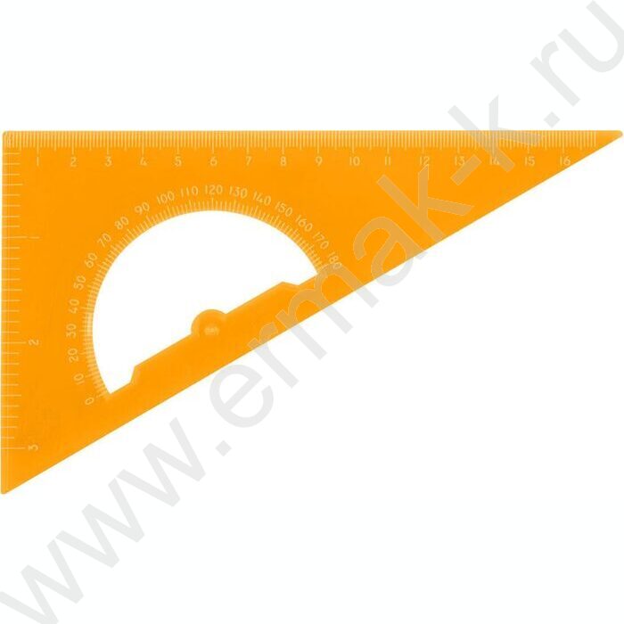 Треугольник пл. 30*16см с транспортиром | Фото 2