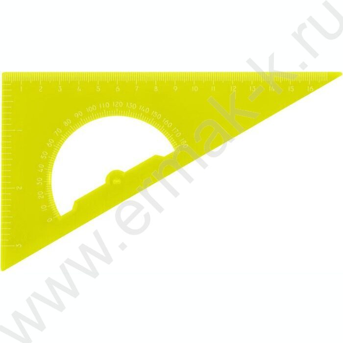 Треугольник пл. 30*16см с транспортиром | Фото 3