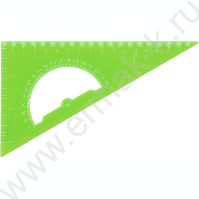 Треугольник пл. 30*16см с транспортиром | Фото 4