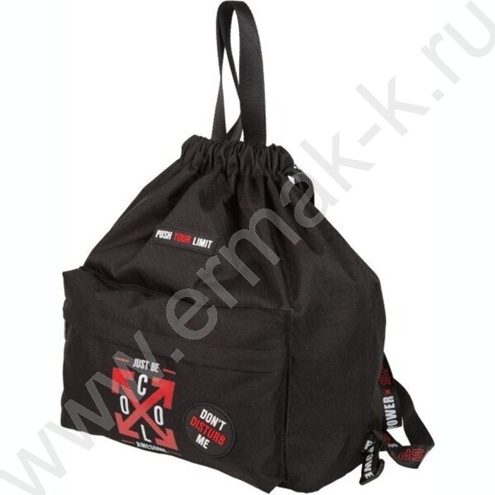 Сумка-рюкзак "Just Be Cool" плотный полиэстер, на утяжке, с ручками и плечевыми лямками | Фото 1