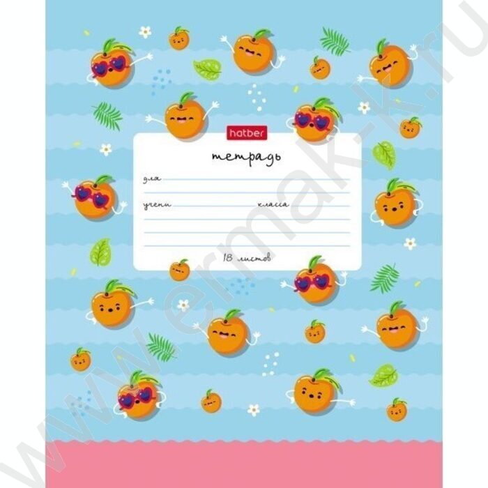 Тетрадь  18л клетка "Привет лето!" 5видов | Фото 1