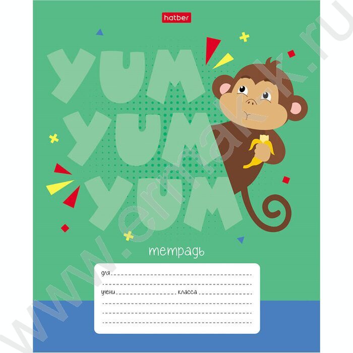 Тетрадь  12л клетка "Ррррычалки" 5видов | Фото 2