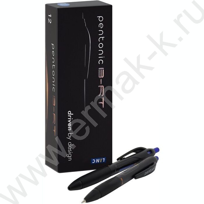 Ручка шар B-RT синяя 0,7мм /резин.держатель/ | Фото 5