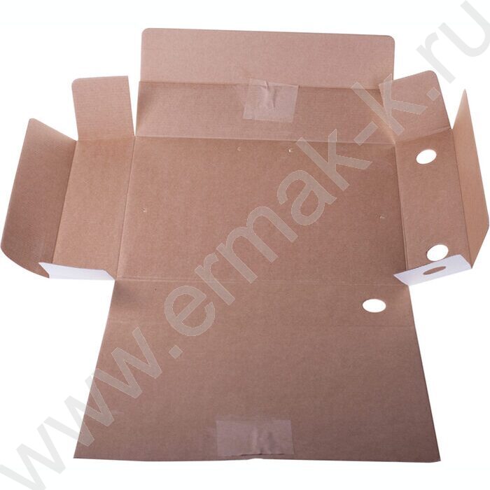 Папка архивная  75мм на завязках /микрогофрокартон /белая /2 завязки, до 700л. | Фото 2