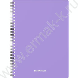 Тетрадь  80л А5 клетка/спираль/пластик обл./ "Pastel" /ассорти | Фото 6