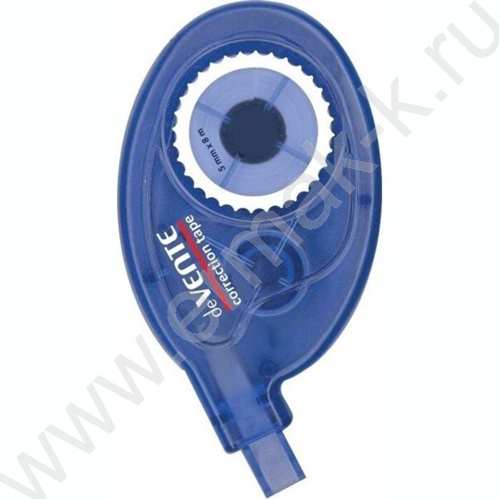 Корректирующая лента 5мм* 8м синий полупрозрачный корпус, боковой аппликатор, блистер | Фото 1