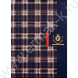 Зап. книжка  96л А4 тв.обл. "Шотландская клетка-11" /глянец/ | Фото 2