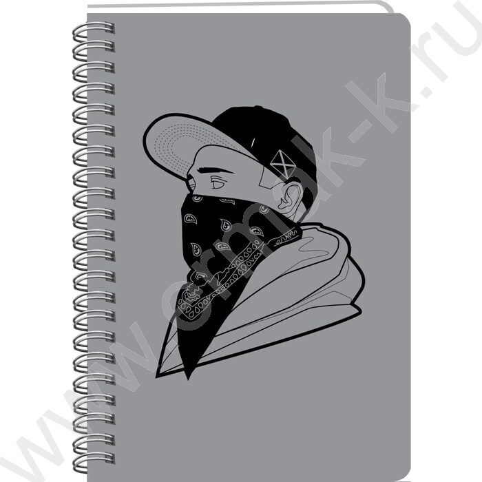 Тетрадь  80л А5 клетка/спираль/пл.обл./ LIFE STYLE. 1 | Фото 1