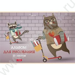 Альбом д/рисования 20л "I LIKE_sсooter" /тиснение/ 5видов | Фото 2