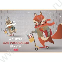 Альбом д/рисования 20л "I LIKE_sсooter" /тиснение/ 5видов | Фото 5