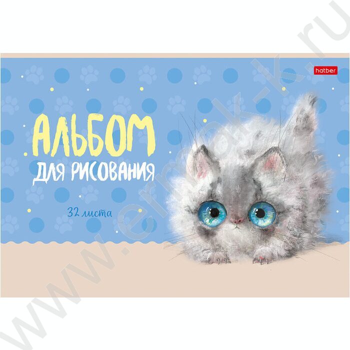 Альбом д/рисования 32л "Кошарики" /мат.лам./ 5видов | Фото 1