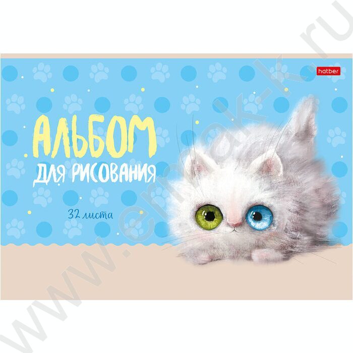 Альбом д/рисования 32л "Кошарики" /мат.лам./ 5видов | Фото 3