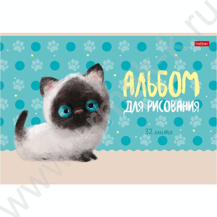 Альбом д/рисования 32л "Кошарики" /мат.лам./ 5видов | Фото 4