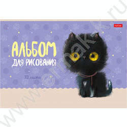 Альбом д/рисования 32л "Кошарики" /мат.лам./ 5видов | Фото 5