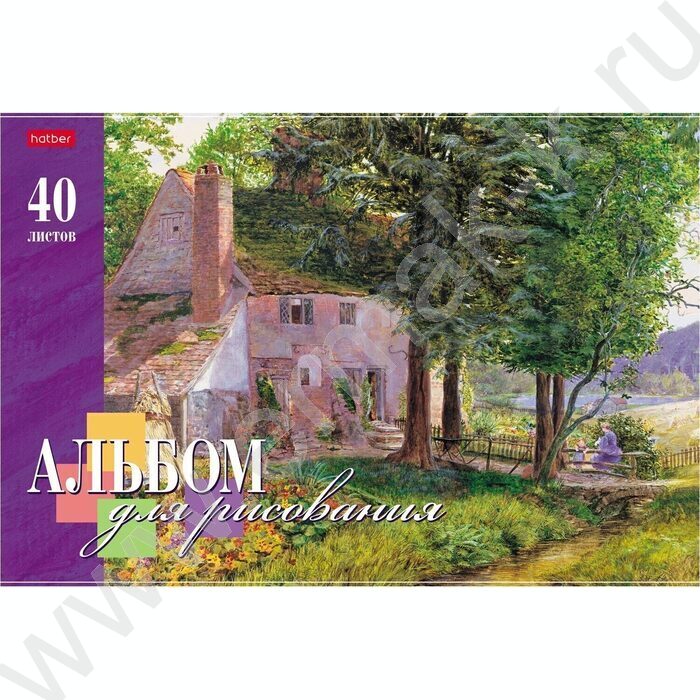 Альбом д/рисования 40л "Страна грез" /тиснение/ 5видов | Фото 2